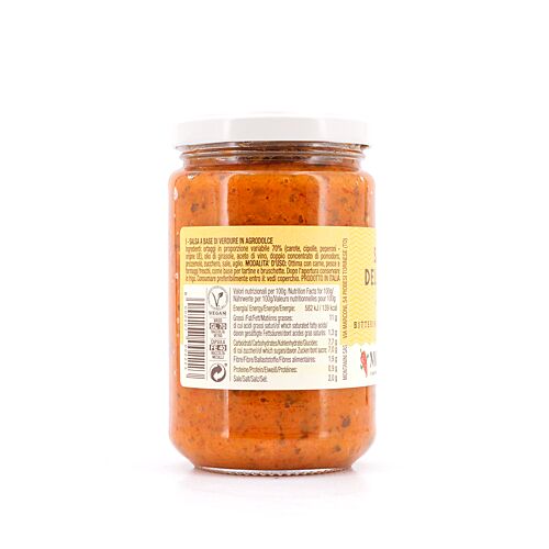 Montanini Salsa dell´Orto Soße mit Gemüse-Mischung süß-sauer 280 Gramm Produktbild