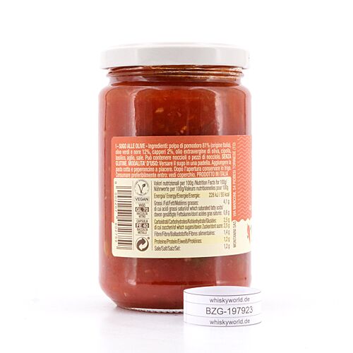 Montanini Tomatensauce mit Oliven  280 Gramm Produktbild