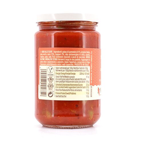 Montanini Tomatensauce mit Oliven  280 Gramm Produktbild