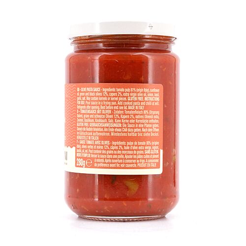 Montanini Tomatensauce mit Oliven  280 Gramm Produktbild