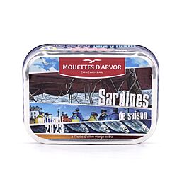Mouettes d'Arvor Jahrgangs- Sardinen in Olivenöl Jahrgang 2023 115g Produktbild