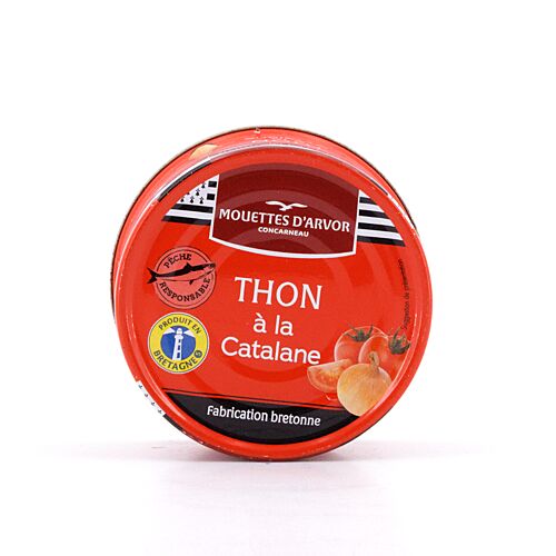 Mouettes d'Arvor Thunfisch nach katalanischer Art in Gemüse - Tomatensauce 135 Gramm Produktbild