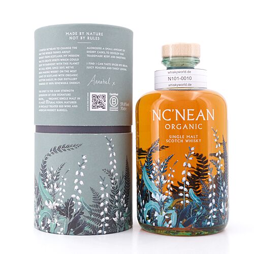 Nc'Nean Organic Single Malt Whisky - Cask Strength - Batch CS/GD06  0,70 Liter/ 59.6% vol Produktbild