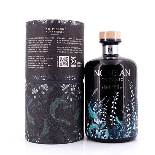 Nc'Nean Organic Single Malt Whisky - Quiet Rebels: Gordon  0,70 Liter/ 48.5% vol Produktbild