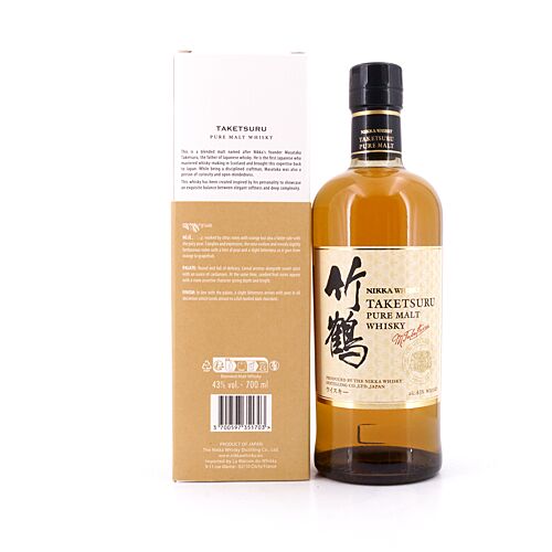 Nikka Taketsuru Pure Malt no age 0,70 Liter/ 43.0% vol Produktbild