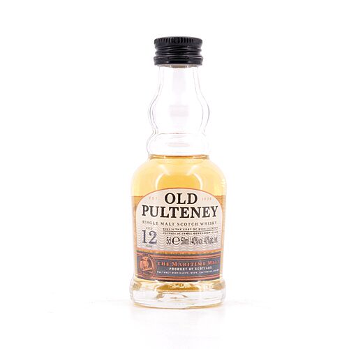 Old Pulteney 12 Jahre Miniatur 0,050 Liter/ 40.0% vol Produktbild