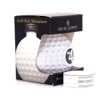 Old St. Andrews Blended Scotch Miniatur Golfballformflasche Par 4 0,050 Liter/ 40.0% vol