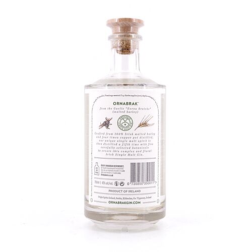 Ornabrak Single Malt Gin  0,70 Liter/ 43.0% vol Produktbild