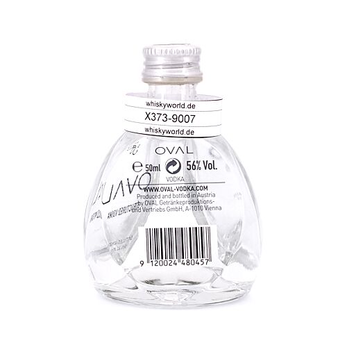 Oval 56 Structured Vodka Miniatur 0,050 Liter/ 56.0% vol Produktbild