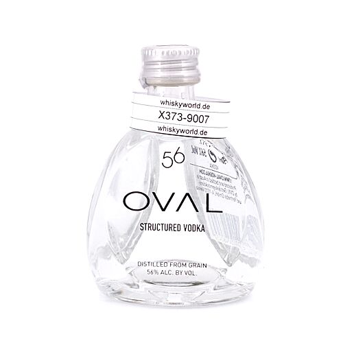 Oval 56 Structured Vodka Miniatur 0,050 Liter/ 56.0% vol Produktbild