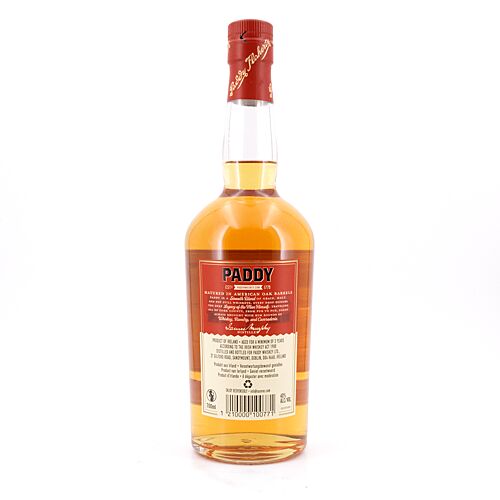 Paddy Old Irish 0,70 Liter/ 40.0% vol Produktbild