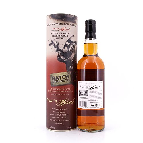 Peat's Beast Ltd. Cask Strength Pedro Ximenez Sherry Wood Finish 0,70 Liter/ 54.1% vol Produktbild