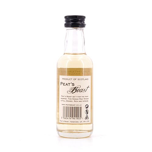 Peat's Beast Ltd. Islay Single Malt Miniatur 0,050 Liter/ 46.0% vol Produktbild