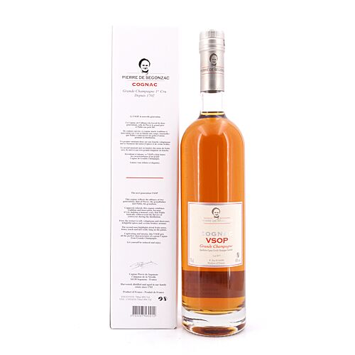 Pierre de Segonzac Cognac VSOP  0,70 Liter/ 40.0% vol Produktbild
