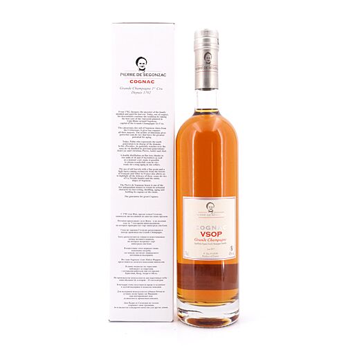 Pierre de Segonzac Cognac VSOP  0,70 Liter/ 40.0% vol Produktbild