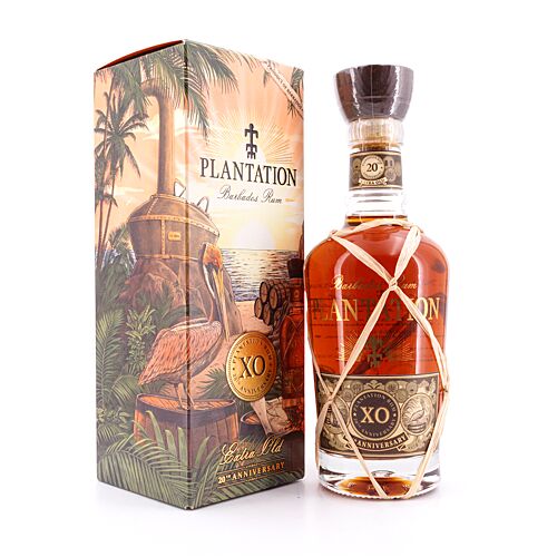 Plantation Barbados Extra Old 20th Anniversary Decanterflascher 0,70 Liter/ 40.0% vol Produktbild