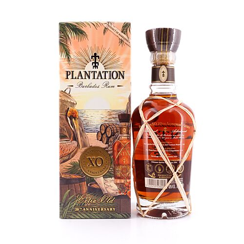 Plantation Barbados Extra Old 20th Anniversary Decanterflascher 0,70 Liter/ 40.0% vol Produktbild