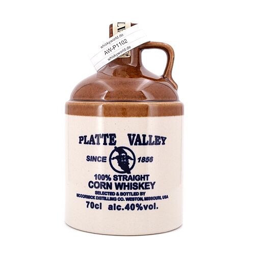 Platte Valley Corn Whiskey 36 Months old im Keramik-Krug  0,70 Liter/ 40.0% vol Produktbild