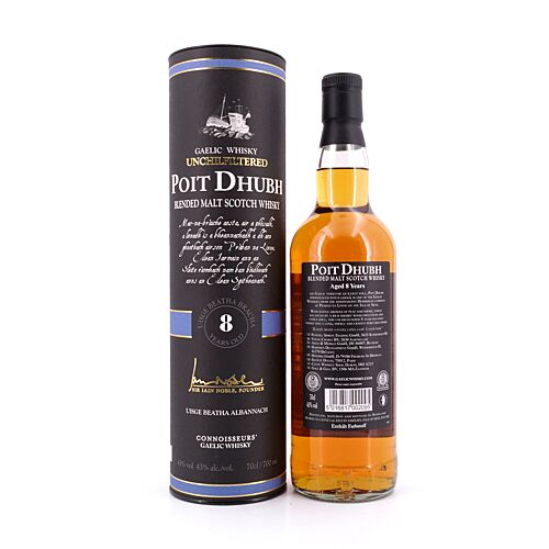 Poit Dhubh 8 Jahre  0,70 Liter/ 43.0% vol Produktbild