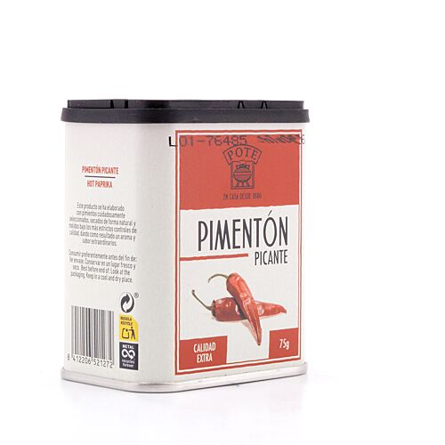 POTE Hot Paprika  75 Gramm Produktbild