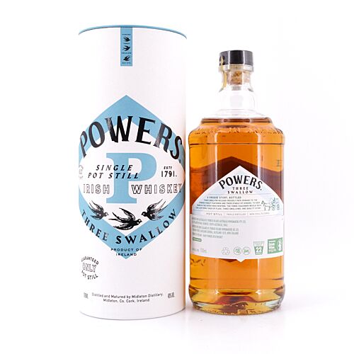 Powers Three Swallow  0,70 Liter/ 40.0% vol Produktbild