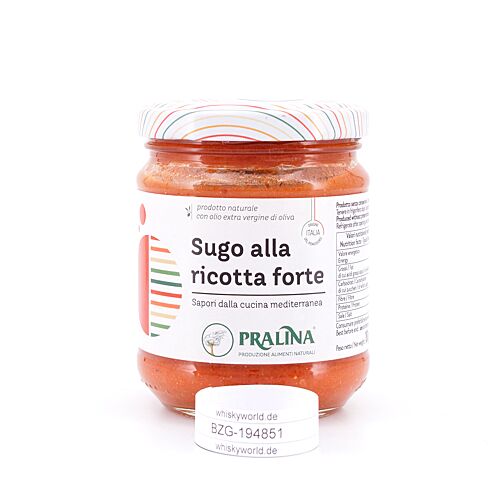Pralina Sugo alla Ricotta Forte Tomatensauce mit Ricotta Forte 180 Gramm Produktbild