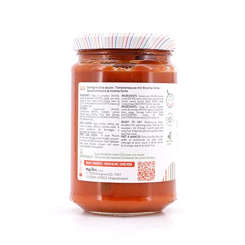 Pralina Sugo alla Ricotta Forte Tomatensauce mit Ricotta Forte 280 Gramm Produktbild