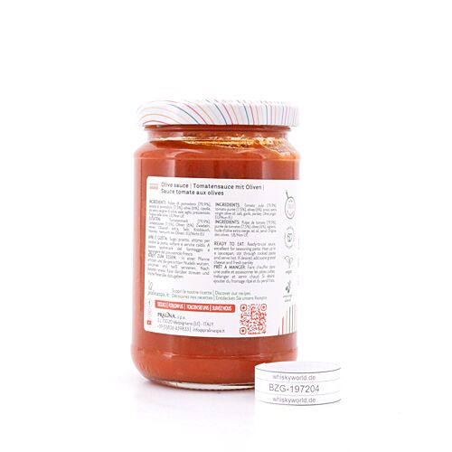 Pralina Sugo alle Olive Tomatensauce mit Oliven 280 Gramm Produktbild