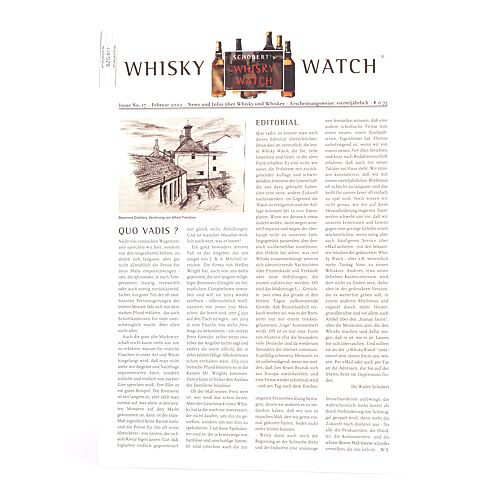 Prof. Walter Schobert Whisky Watch Nr. 17 1 Stück Produktbild