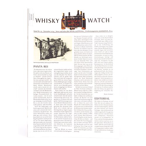 Prof. Walter Schobert Whisky Watch Nr. 25 1 Stück Produktbild