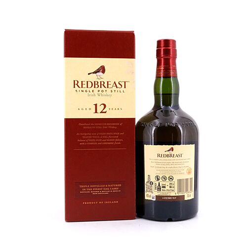Redbreast 12 Jahre  0,70 Liter/ 40.0% vol Produktbild