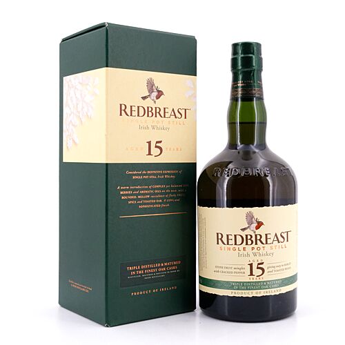 Redbreast 15 Jahre  0,70 Liter/ 46.0% vol Produktbild