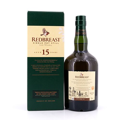 Redbreast 15 Jahre  0,70 Liter/ 46.0% vol Produktbild