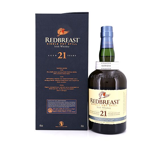 Redbreast 21 Jahre Single Pot Still Irish Whiskey  0,70 Liter/ 46.0% vol Produktbild