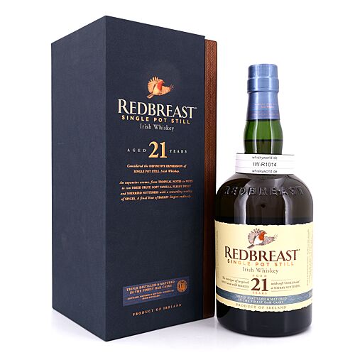 Redbreast 21 Jahre Single Pot Still Irish Whiskey  0,70 Liter/ 46.0% vol Produktbild