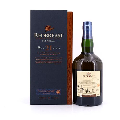 Redbreast 21 Jahre Single Pot Still Irish Whiskey  0,70 Liter/ 46.0% vol Produktbild