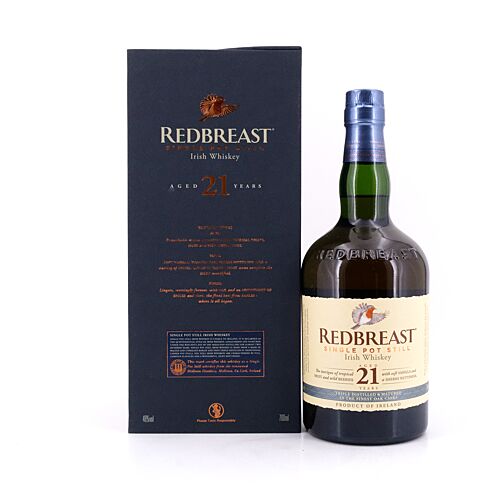 Redbreast 21 Jahre Single Pot Still Irish Whiskey  0,70 Liter/ 46.0% vol Produktbild