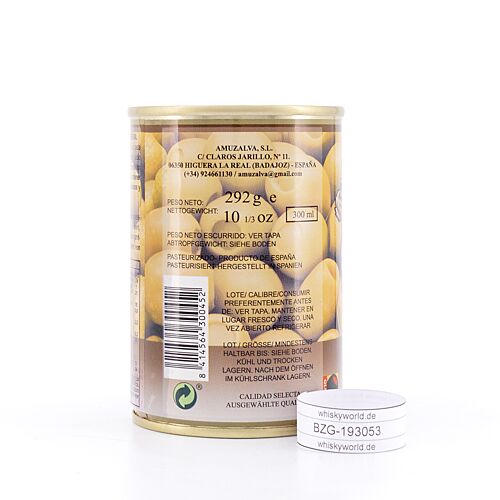 Rio Ana Aceitunas Rellenas de Almendra Grüne Oliven gefüllt mit Mandelpaste 292 Gramm Produktbild