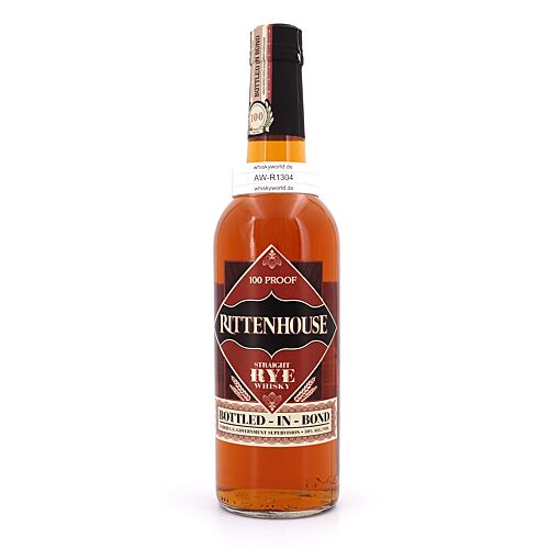 Rittenhouse Rye Bottled in Bond 100 Proof  0,70 Liter/ 50.0% vol Produktbild