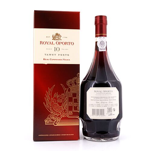 Royal Oporto 10 Jahre Decanterflasche 0,750 Liter/ 20.0% vol Produktbild