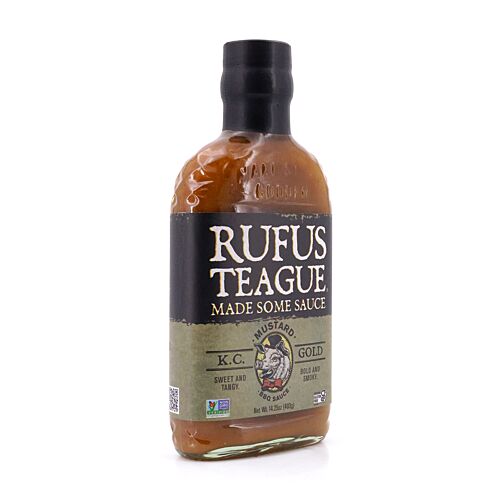 Rufus Teague KC Gold Mustard BBQ-Sauce  403 Gramm Produktbild