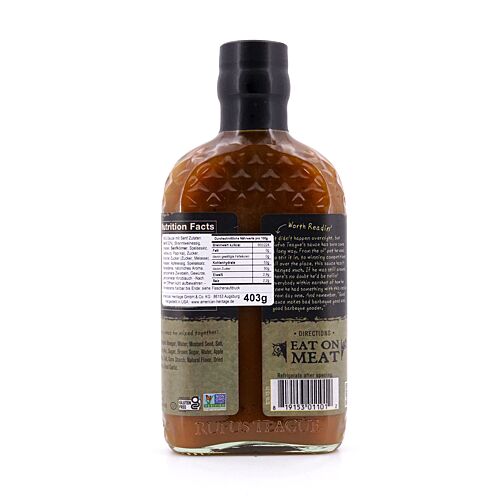 Rufus Teague KC Gold Mustard BBQ-Sauce  403 Gramm Produktbild