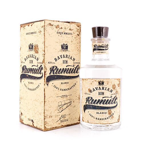 RUMULT Bavarian Rum Blanco  0,70 Liter/ 43.0% vol Produktbild
