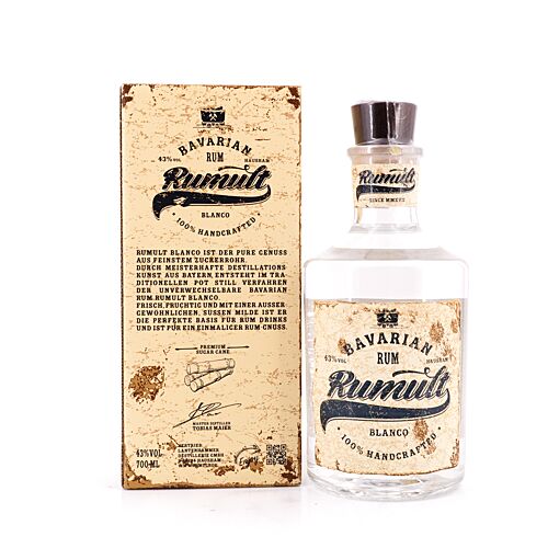 RUMULT Bavarian Rum Blanco  0,70 Liter/ 43.0% vol Produktbild
