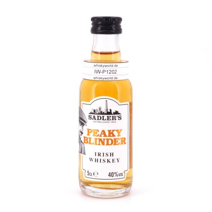 Sadler's Peak Blinder Irish Whiskey 0,050 Liter/ 40.0% vol