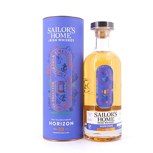 Sailor's Home The Horizon 10 Jahre Barbados Rum Cask Finish Irish Whiskey 0,70 Liter/ 43.0% vol Produktbild