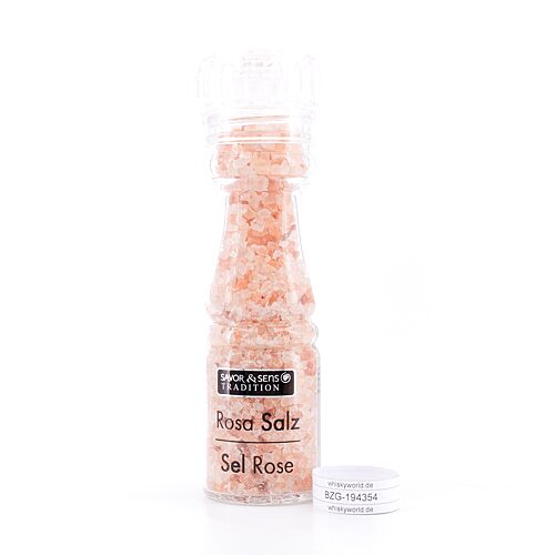 SAVOR CREATIONS Rosa Salz Mühle mit Himalaya Salz 135 Gramm Produktbild