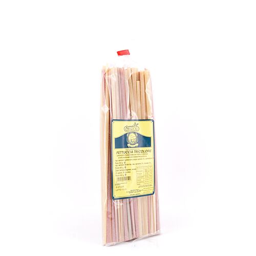 Sbiroli Fettuccia Tricolore  500 Gramm Produktbild