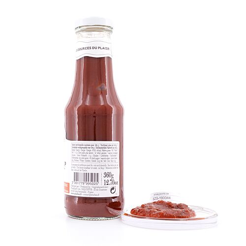 Senchou Pur Ketch`up Fumé Au Bois De Chéne Geräucherte Tomate roter Paprika Ketchup 360 Gramm Produktbild