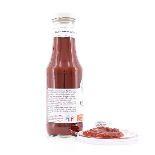 Senchou Pur Ketch`up Fumé Au Bois De Chéne Geräucherte Tomate roter Paprika Ketchup 360 Gramm Produktbild